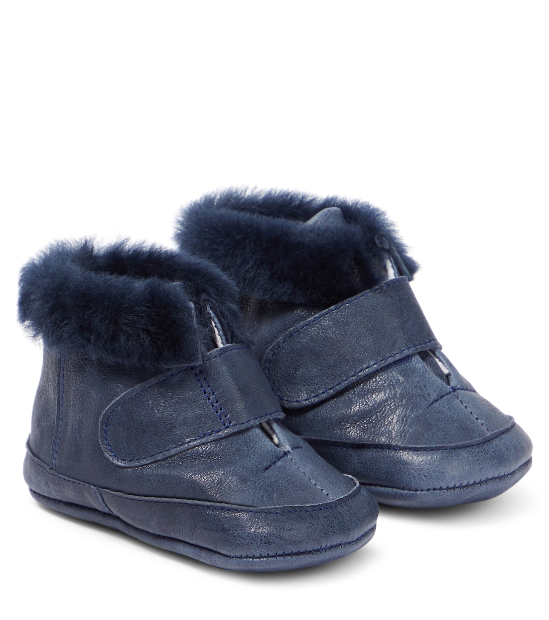 Bébé – Bottines en cuir et shearling | PèPè
