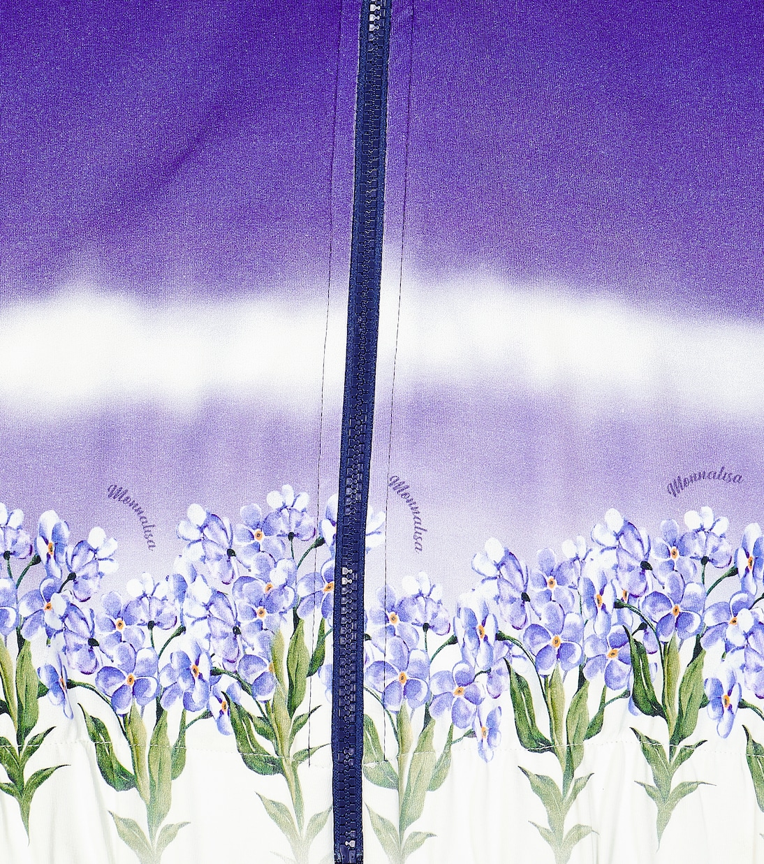 Printed cotton-blend hoodie | Monnalisa