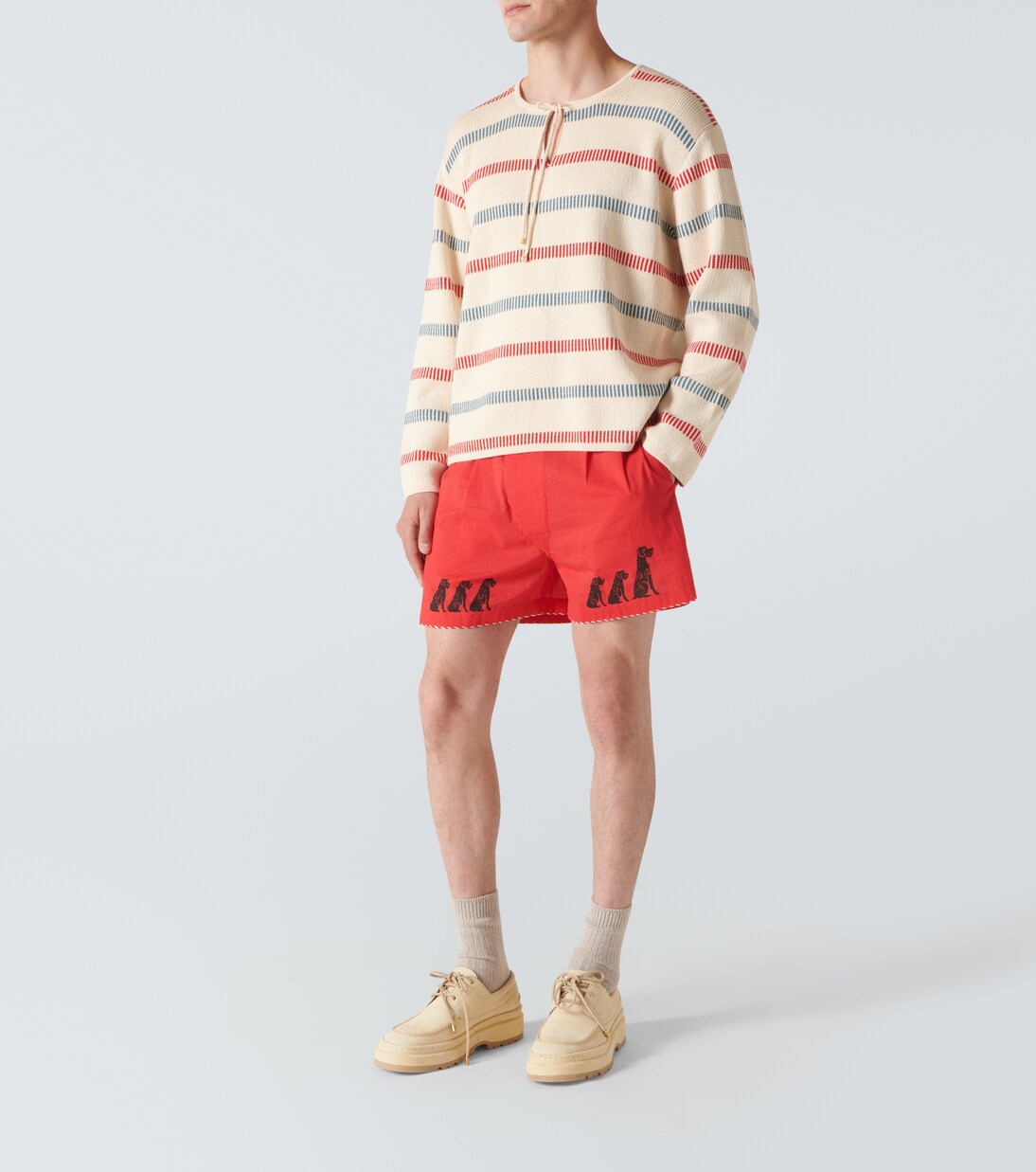 Pullover Bay Stripe in cotone | Bode