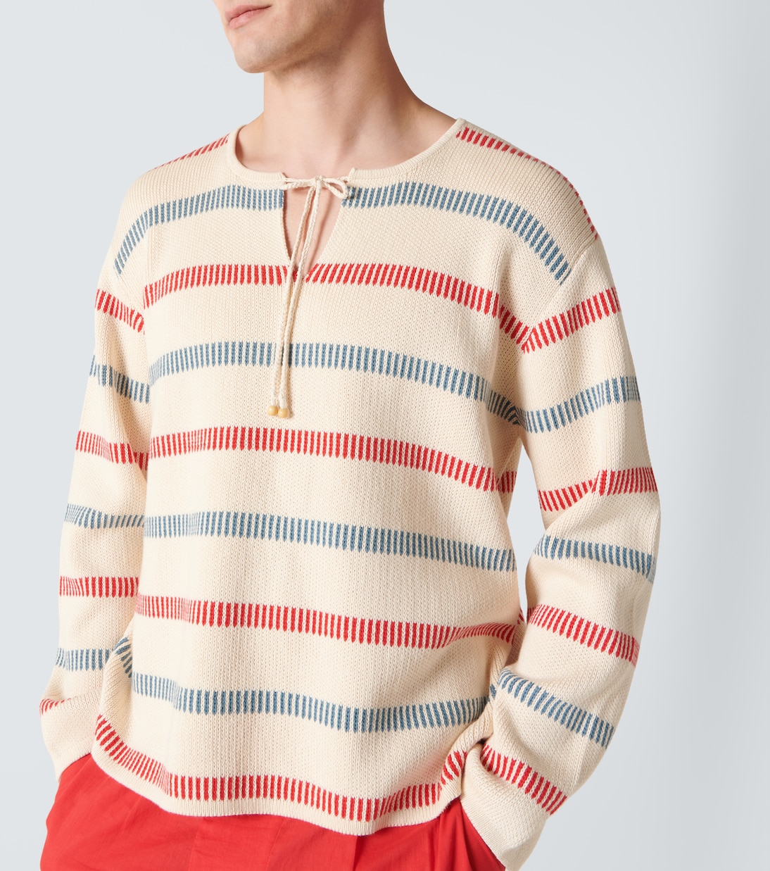 Pullover Bay Stripe in cotone | Bode