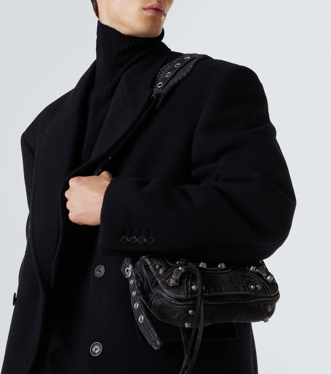 Sac Le Cagole XS en jean | Balenciaga