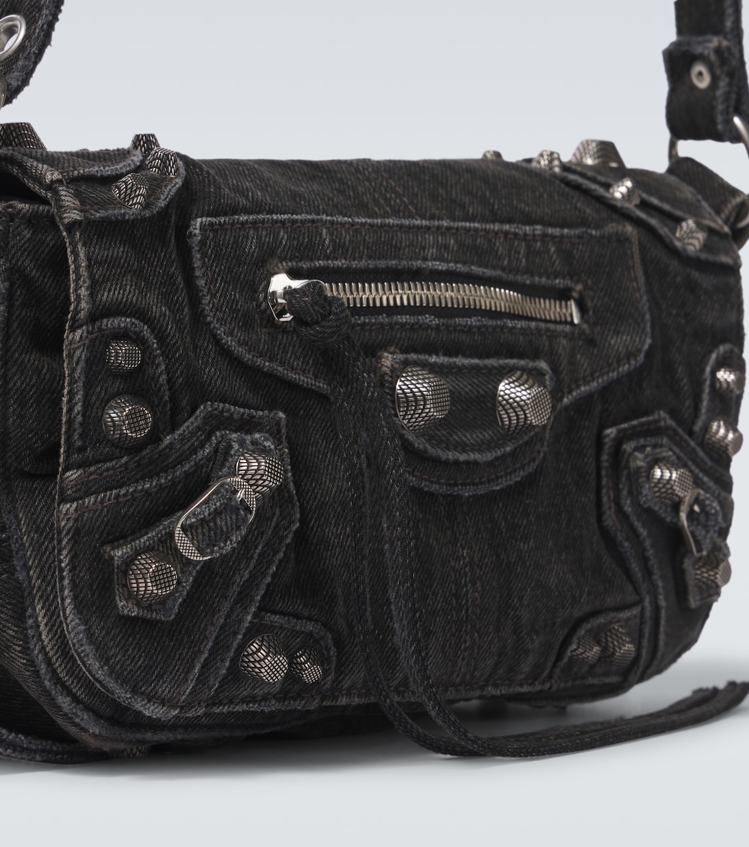 Sac Le Cagole XS en jean | Balenciaga