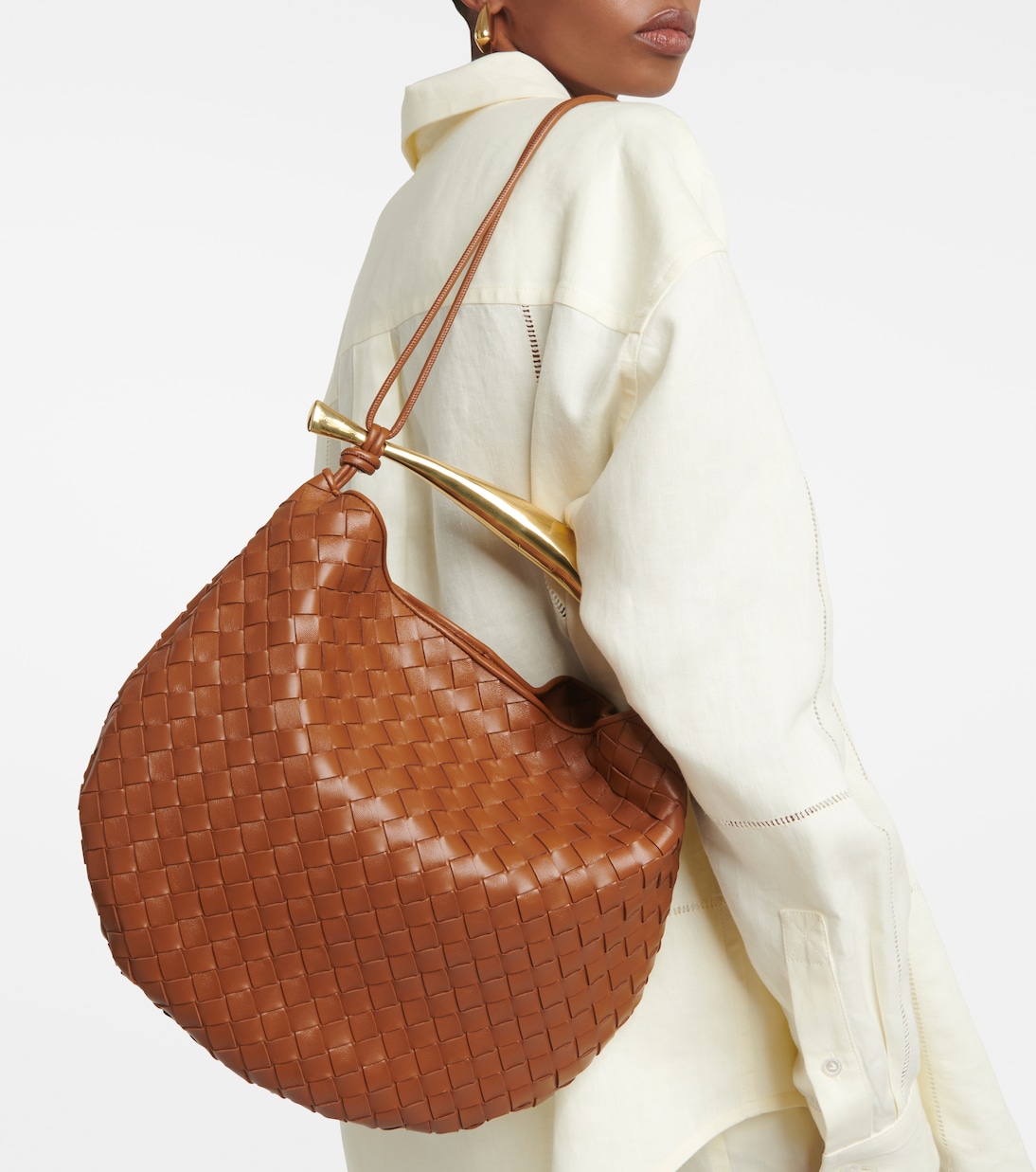 Sac Sardine Large en cuir Intrecciato  | Bottega Veneta