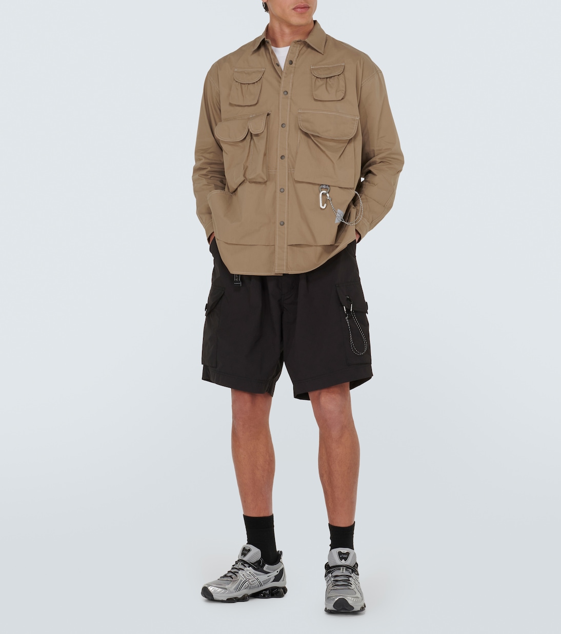 Cotton-blend field jacket | And Wander