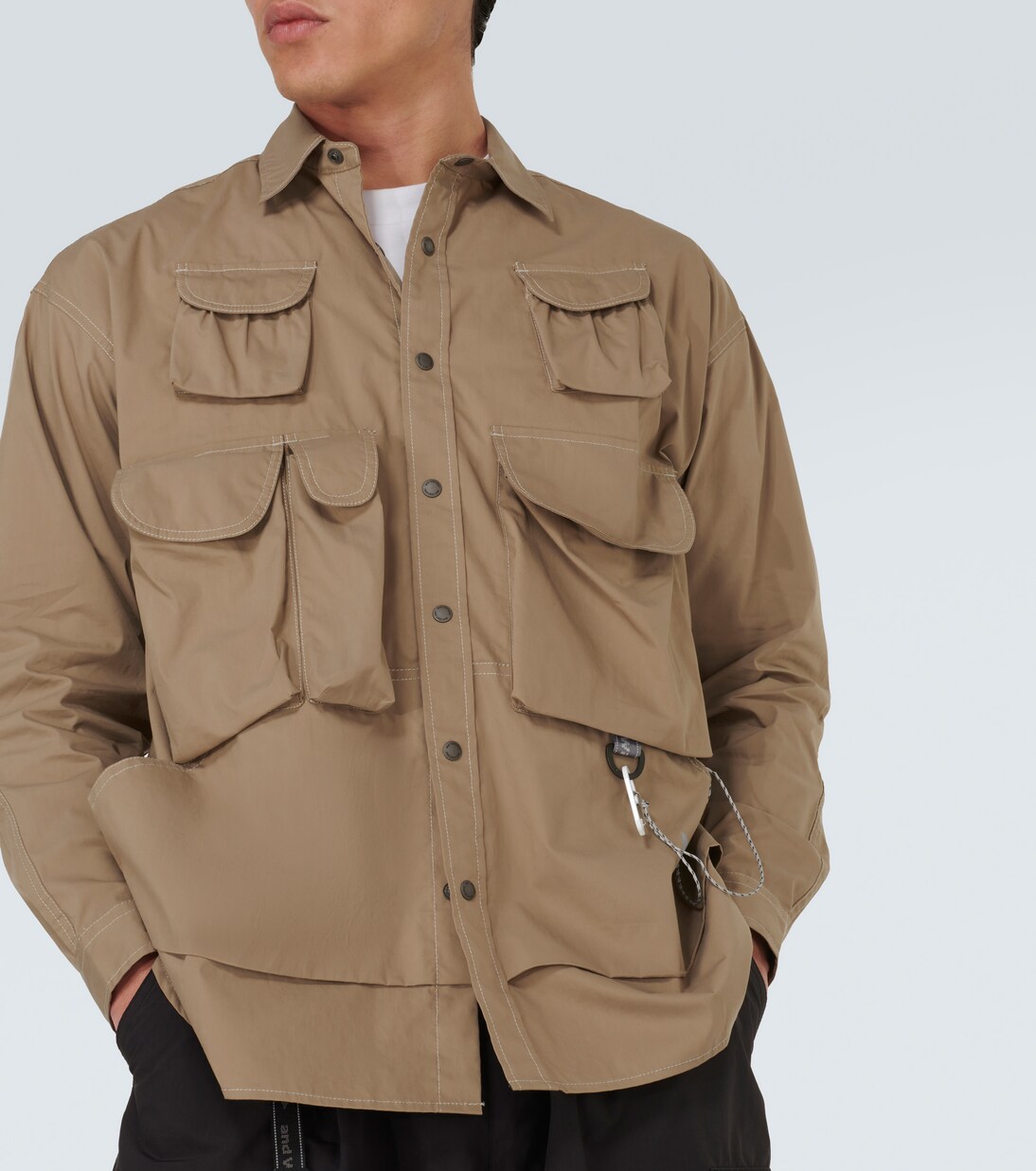 Cotton-blend field jacket | And Wander