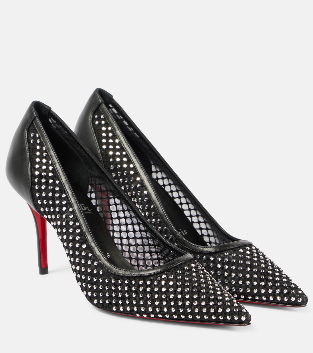 Verzierte Pumps Apostropha 80 aus Mesh | Christian Louboutin