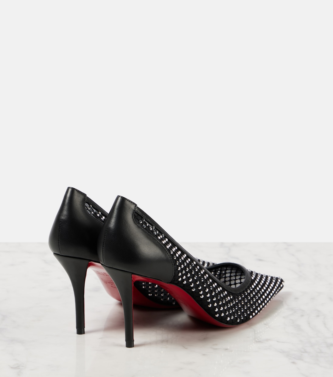 Verzierte Pumps Apostropha 80 aus Mesh | Christian Louboutin