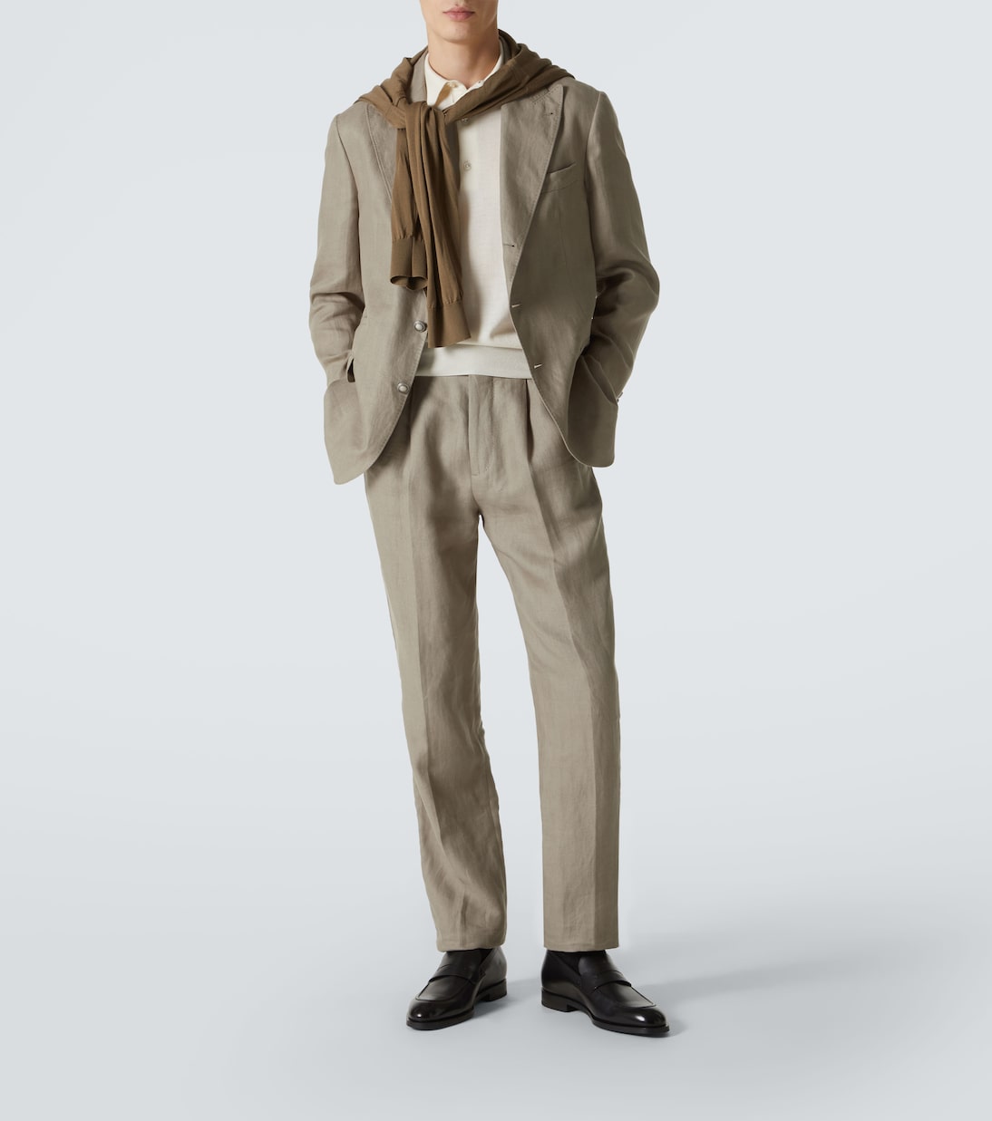 Leather penny loafers | Zegna