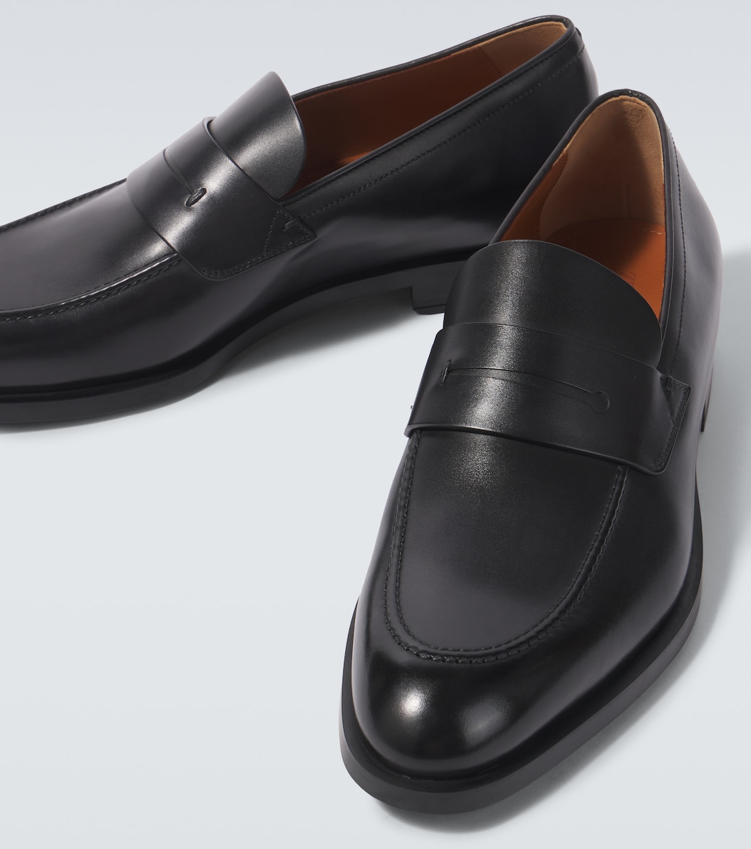 Leather penny loafers | Zegna