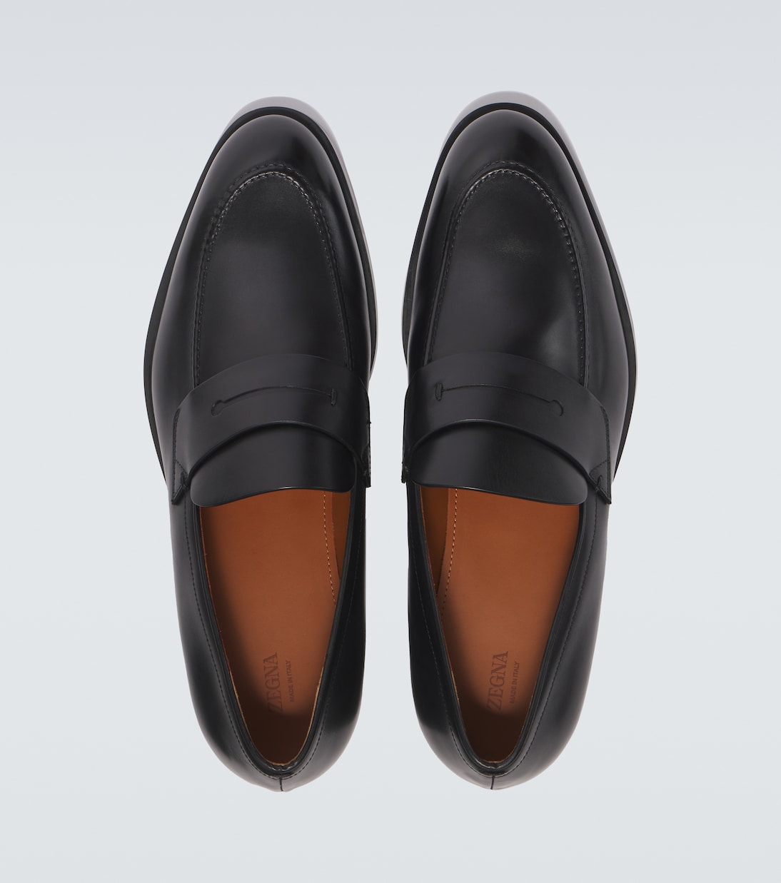 Leather penny loafers | Zegna