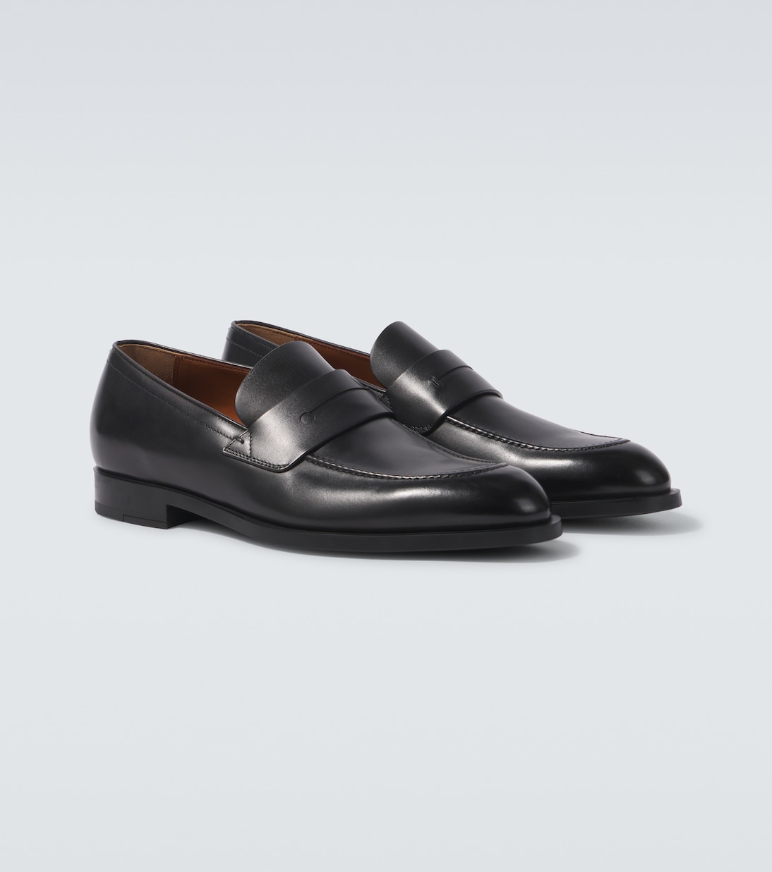 Leather penny loafers | Zegna