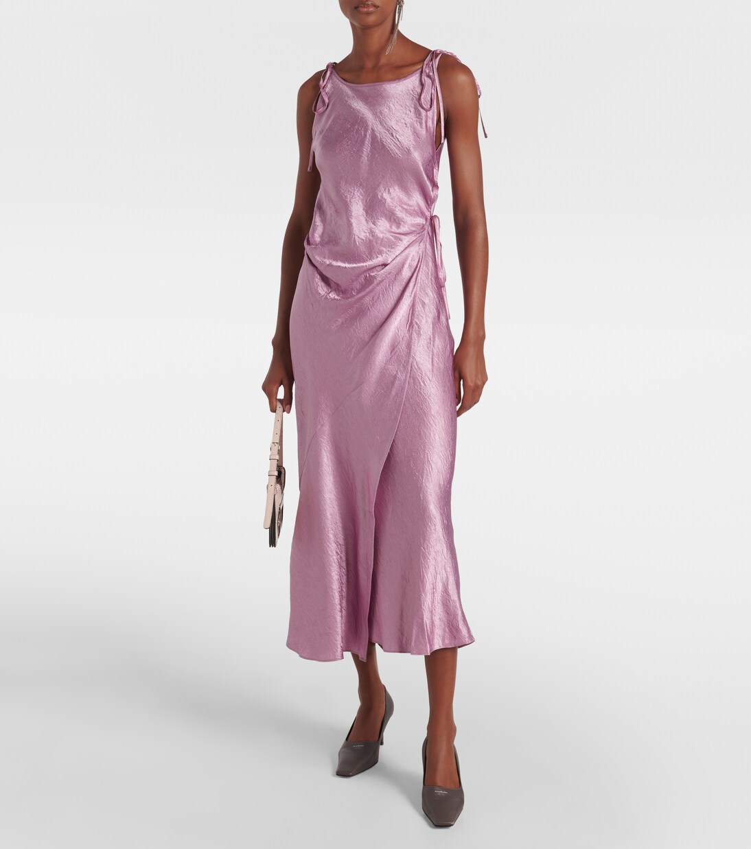 Satin midi dress | Acne Studios