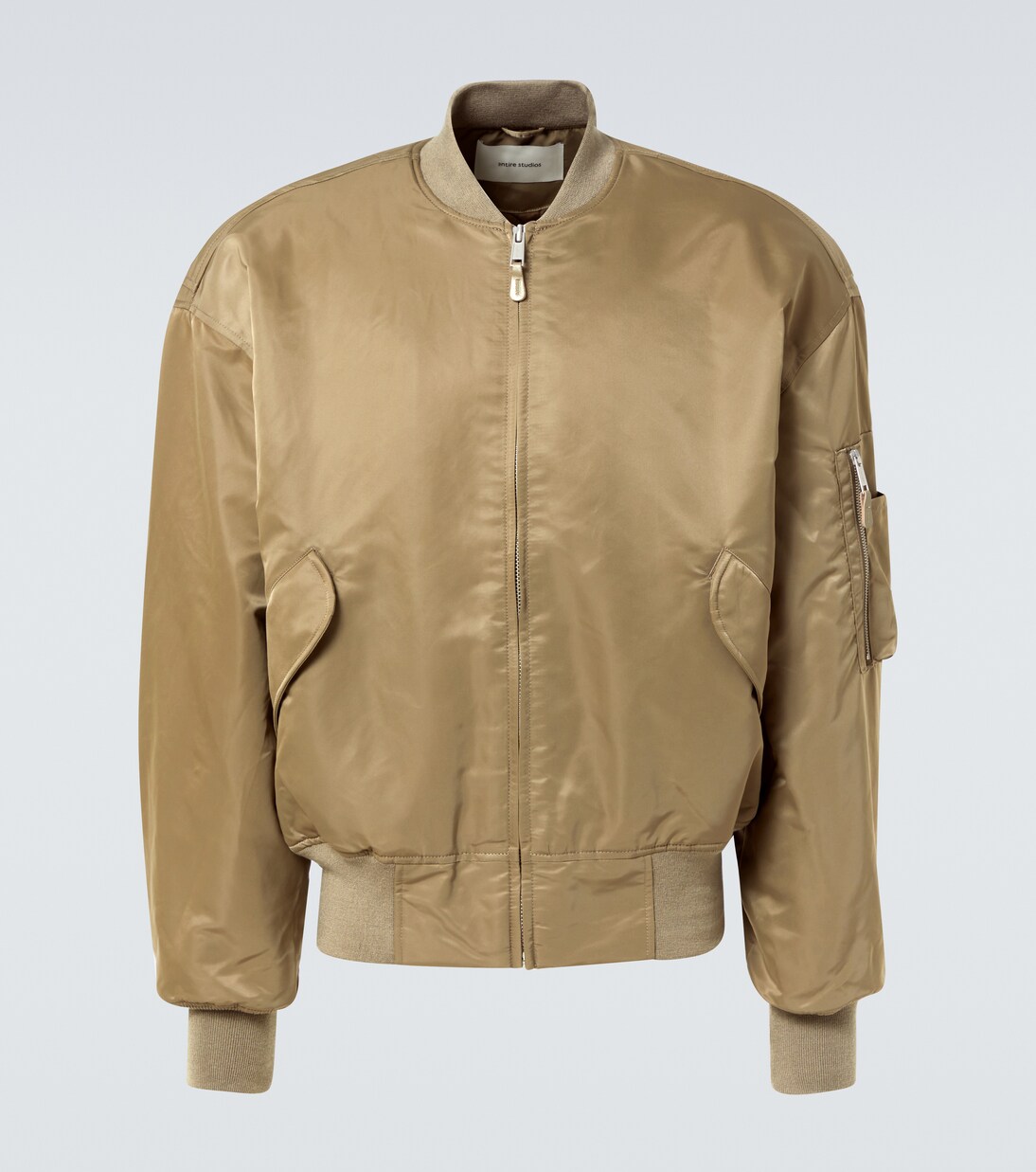 Broad smocked bomber jacket | Entire Studios