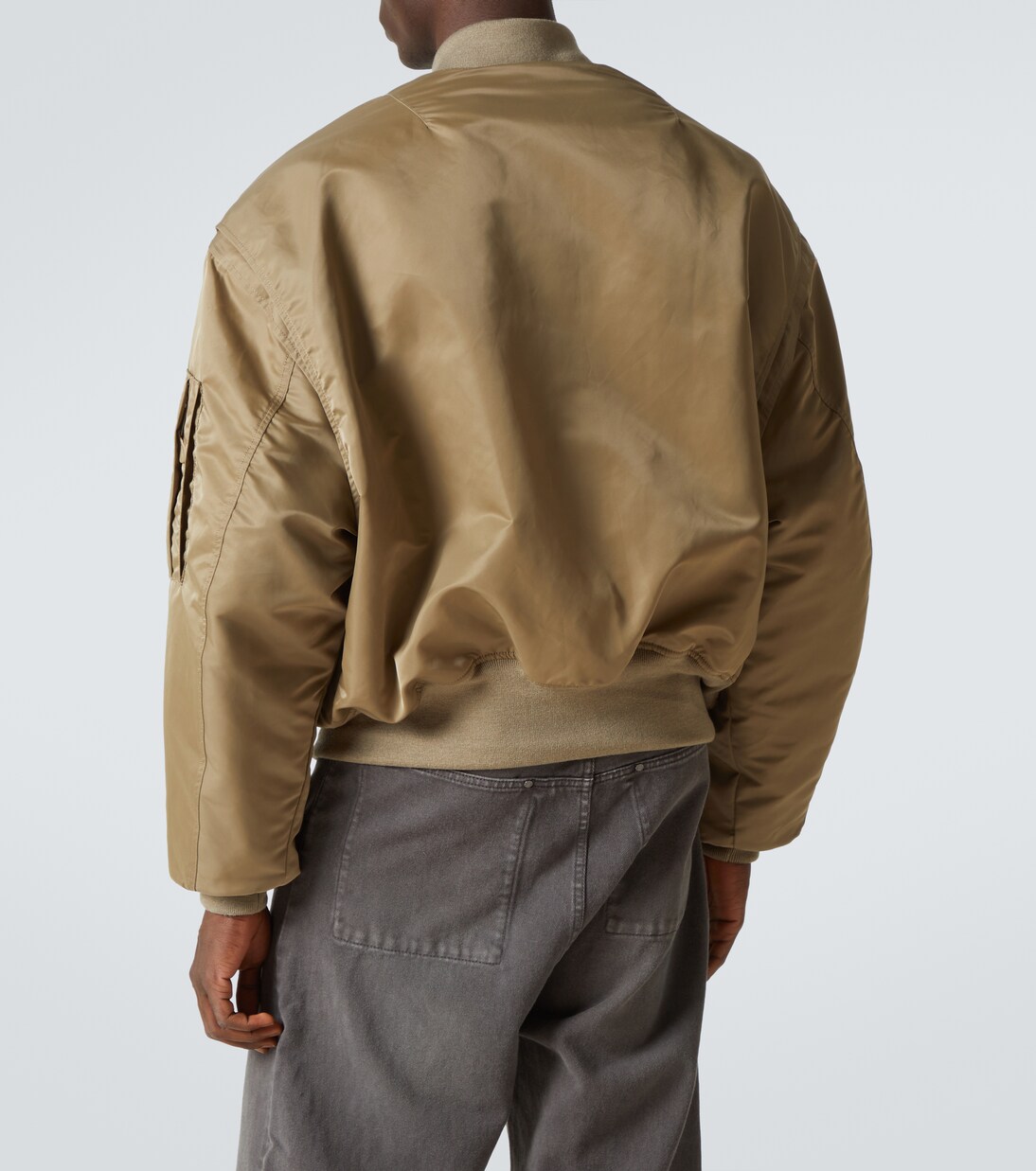 Broad smocked bomber jacket | Entire Studios