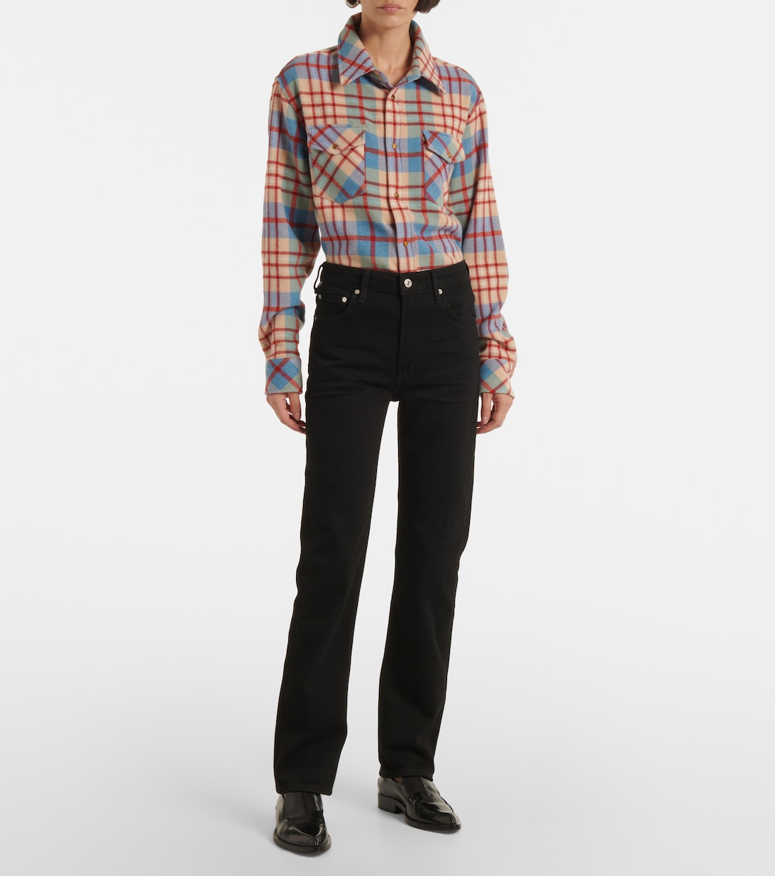 High-Rise Straight Jeans Zuri Long | Citizens of Humanity