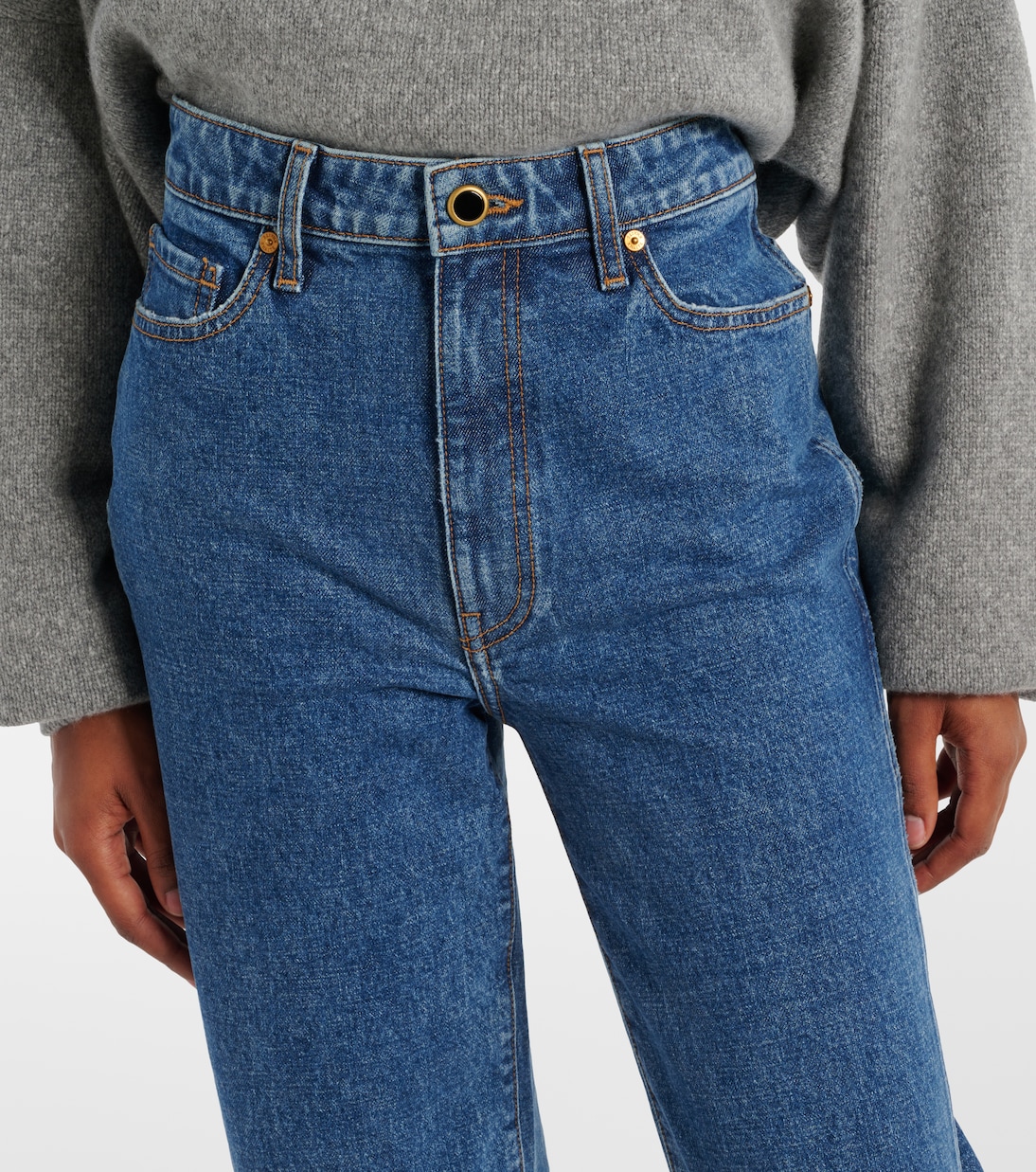High-Rise Straight Jeans Abigail | Khaite