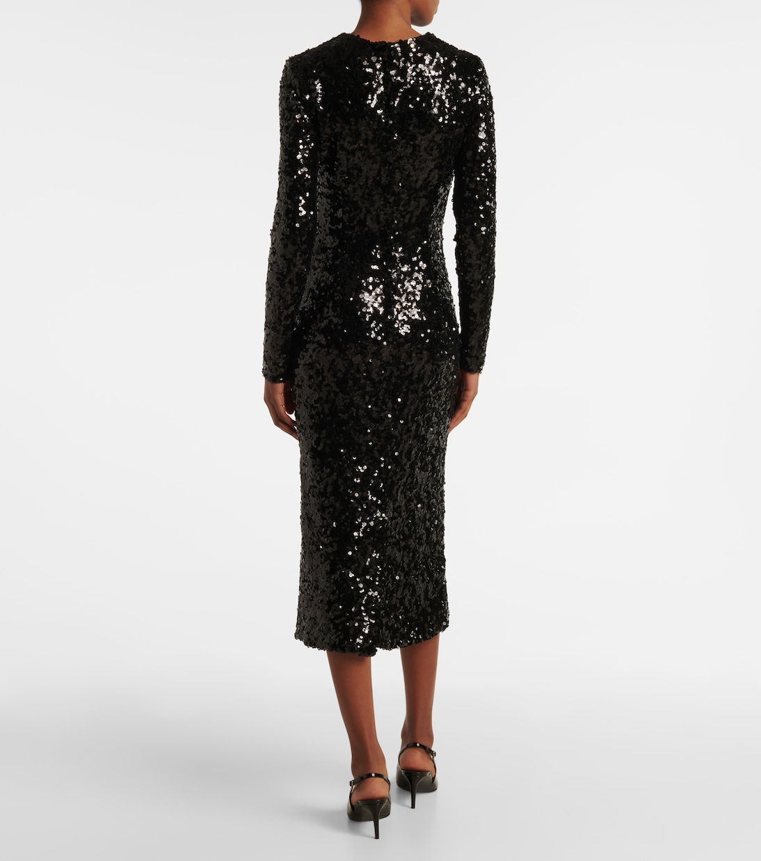 Midikleid mit Pailletten | Dolce&Gabbana