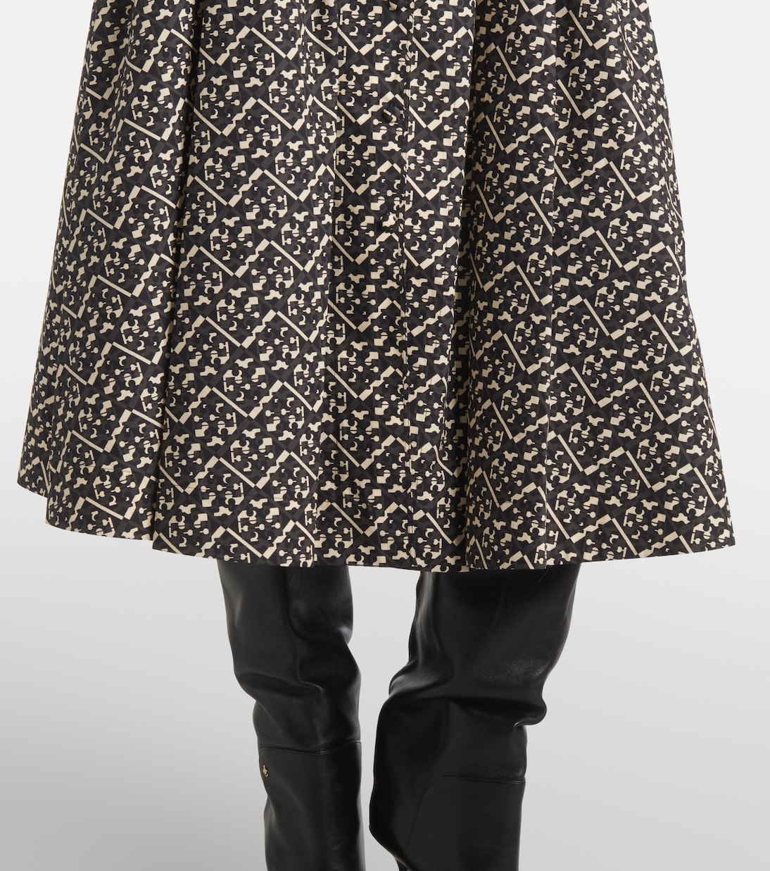 Robe chemise imprimée en coton | Tory Burch