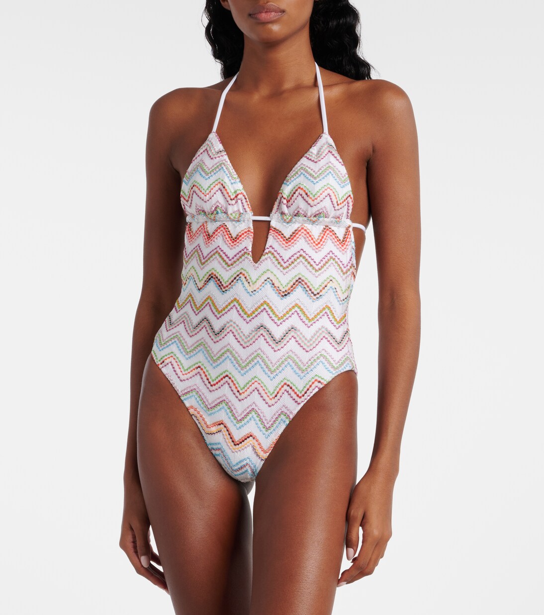 Badeanzug aus Häkelstrick | Missoni