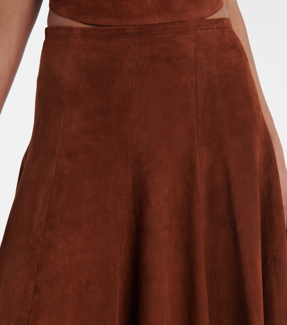 Midirock Sabrina aus Veloursleder | Stouls