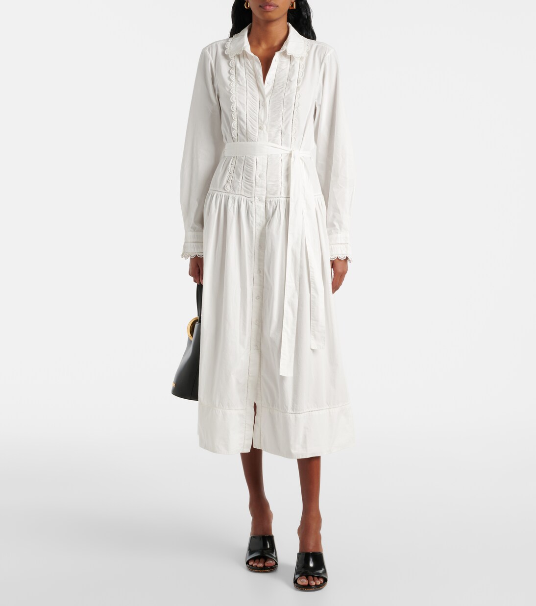 Hemdblusenkleid aus Baumwolle | Ulla Johnson