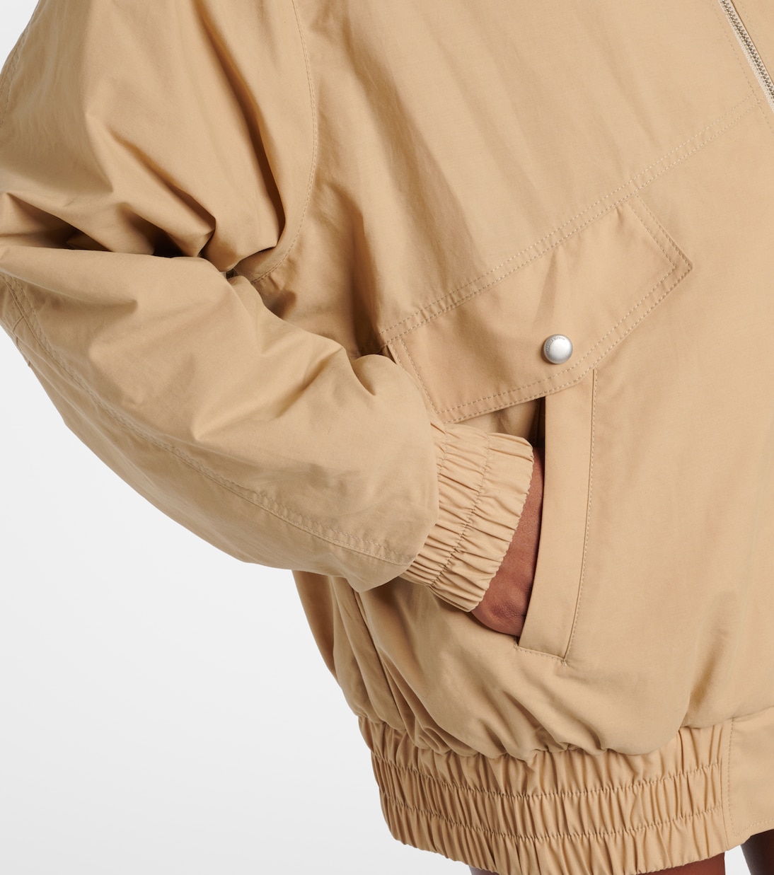 Chaqueta bomber de mezcla de algodón oversized | Magda Butrym