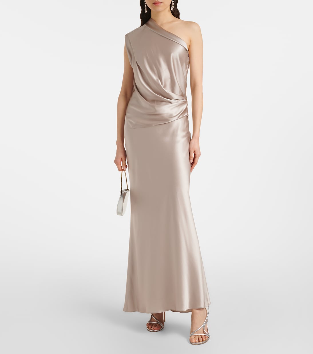 Silk satin maxi skirt | The Sei