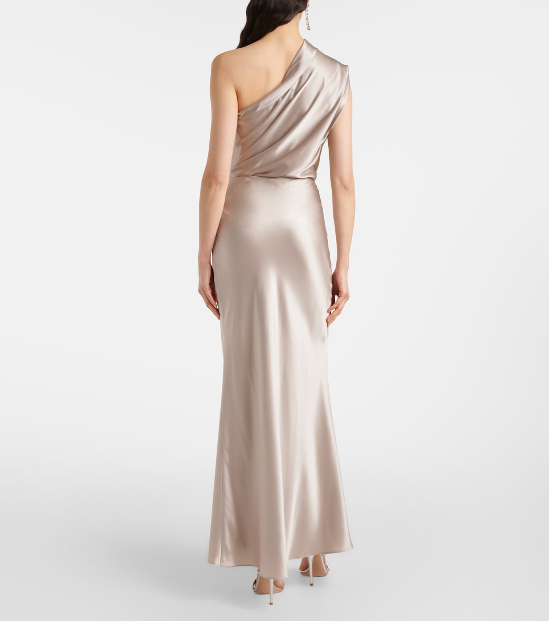 Silk satin maxi skirt | The Sei