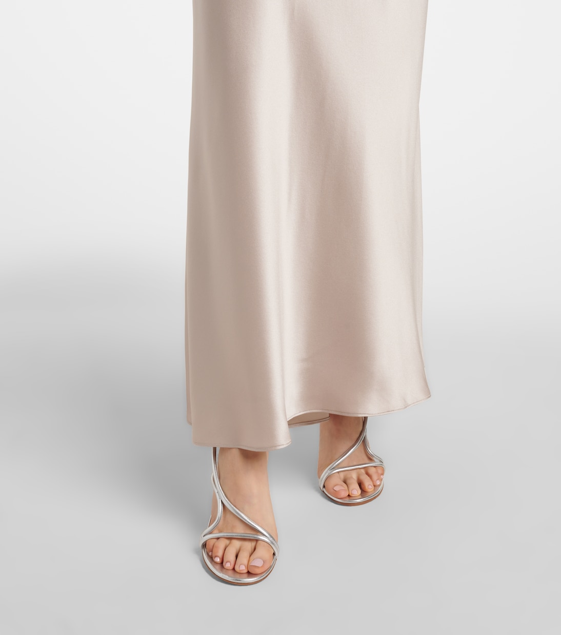Silk satin maxi skirt | The Sei