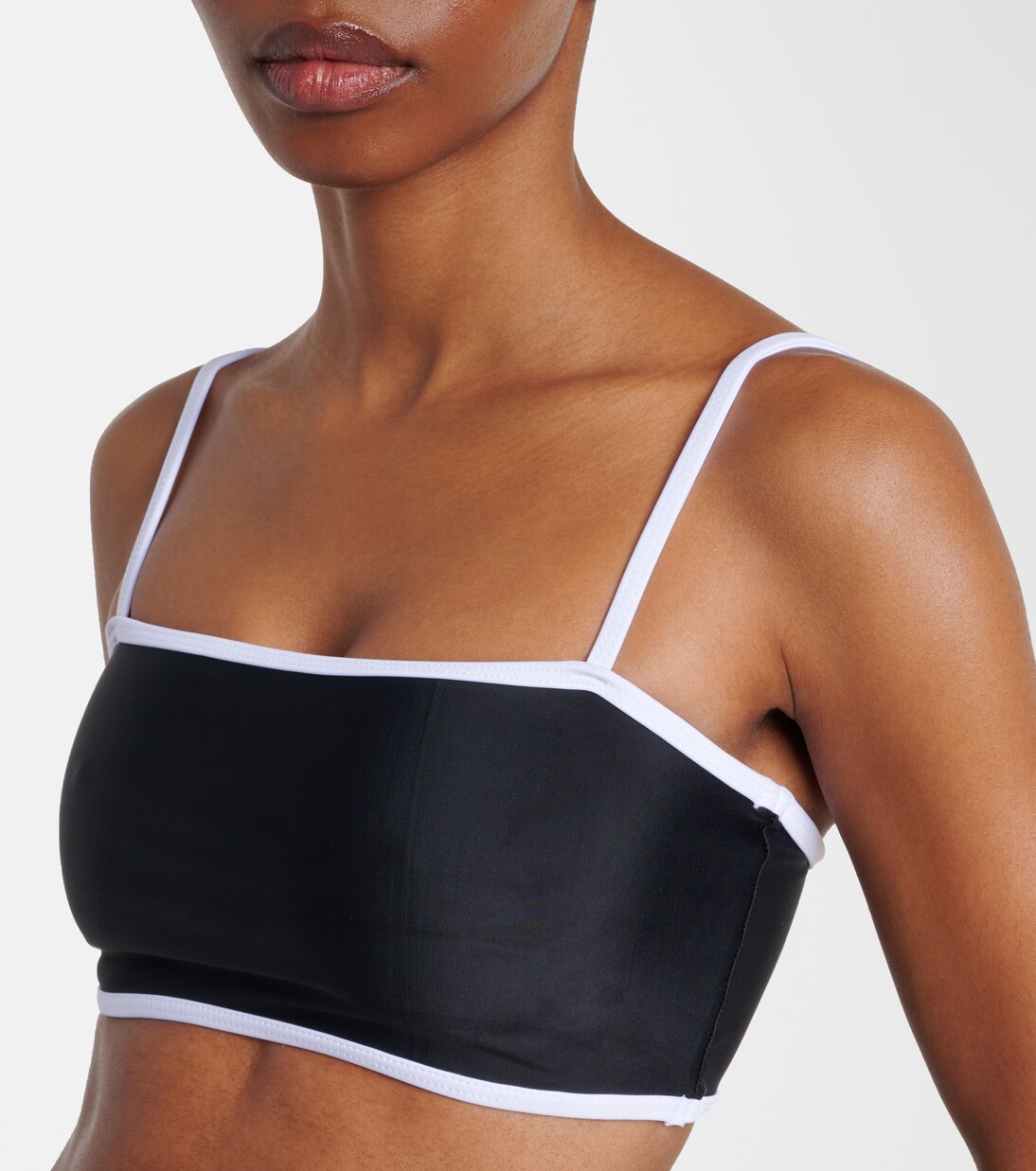 Striped bikini top | Jade Swim