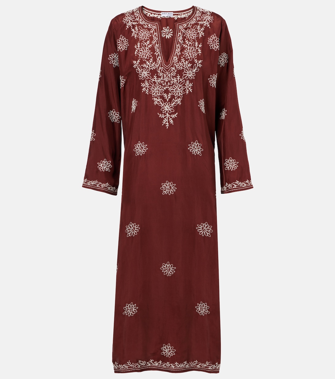 Bestickter Kaftan aus Seide | Juliet Dunn