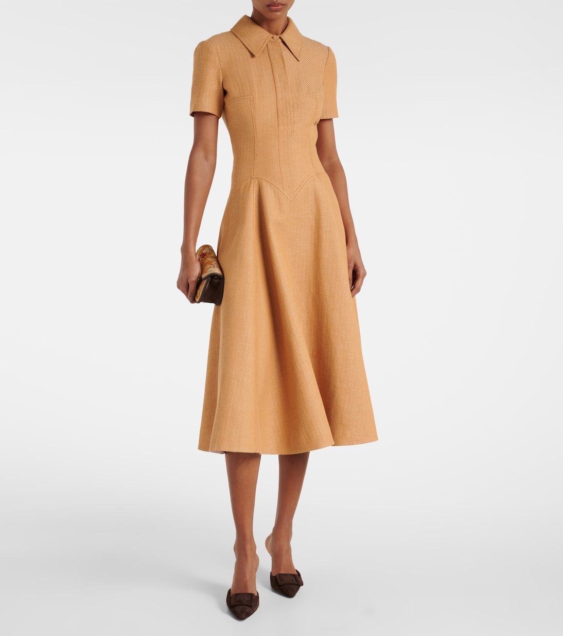 Midikleid Jody aus einem Baumwollgemisch | Emilia Wickstead