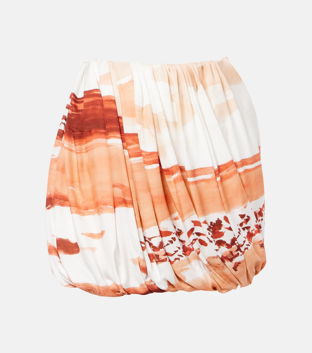 Printed draped miniskirt | JW Anderson