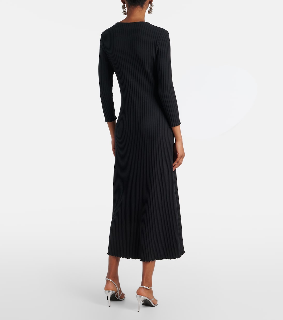 Maxikleid aus Rippstrick | Vince