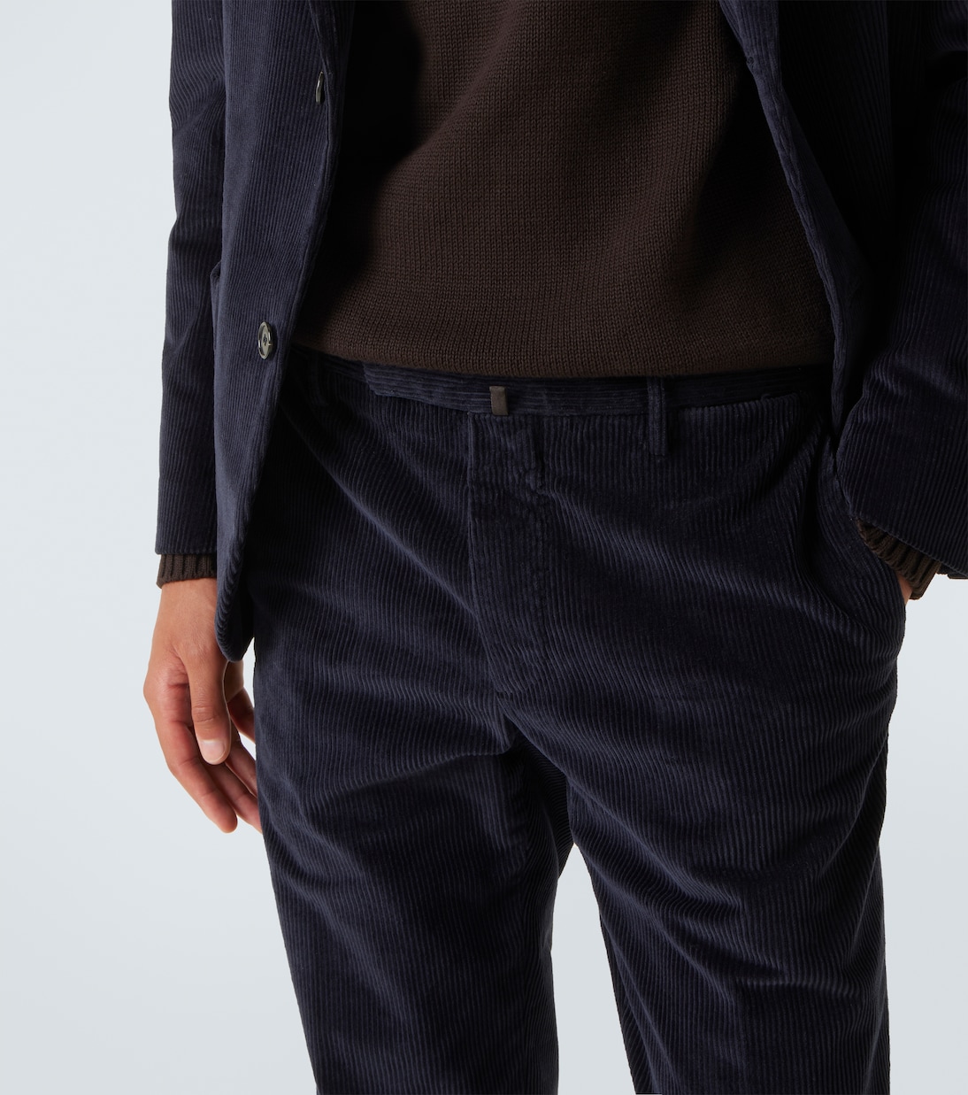 Cotton corduroy chinos | Slowear
