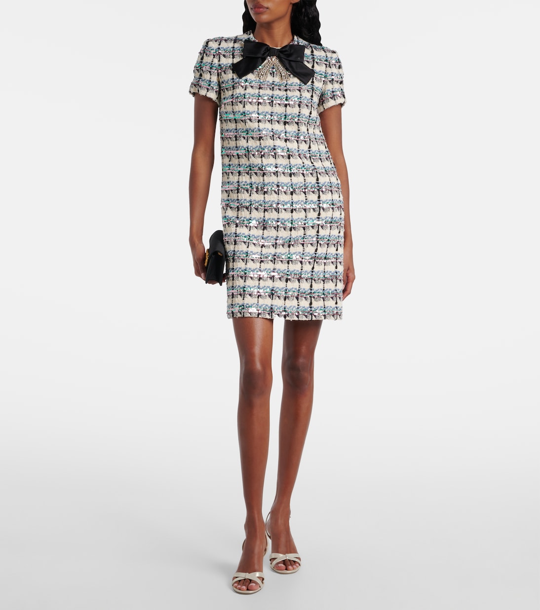 Slingback-Sandalen Elsy 70 aus Metallic-Leder | Jimmy Choo