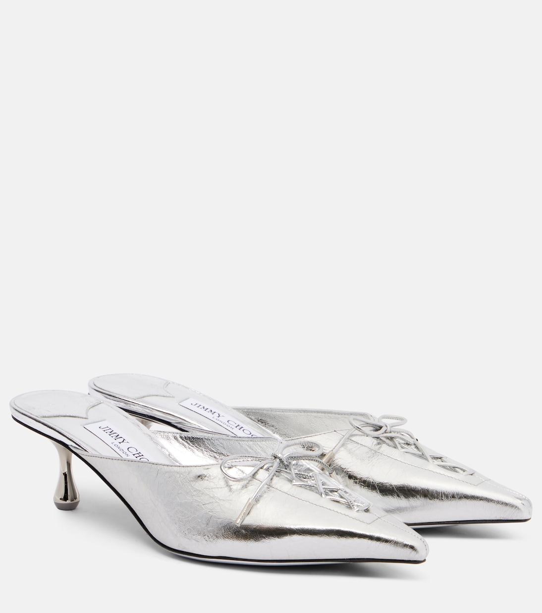 Scarlett 50 metallic leather mules | Jimmy Choo