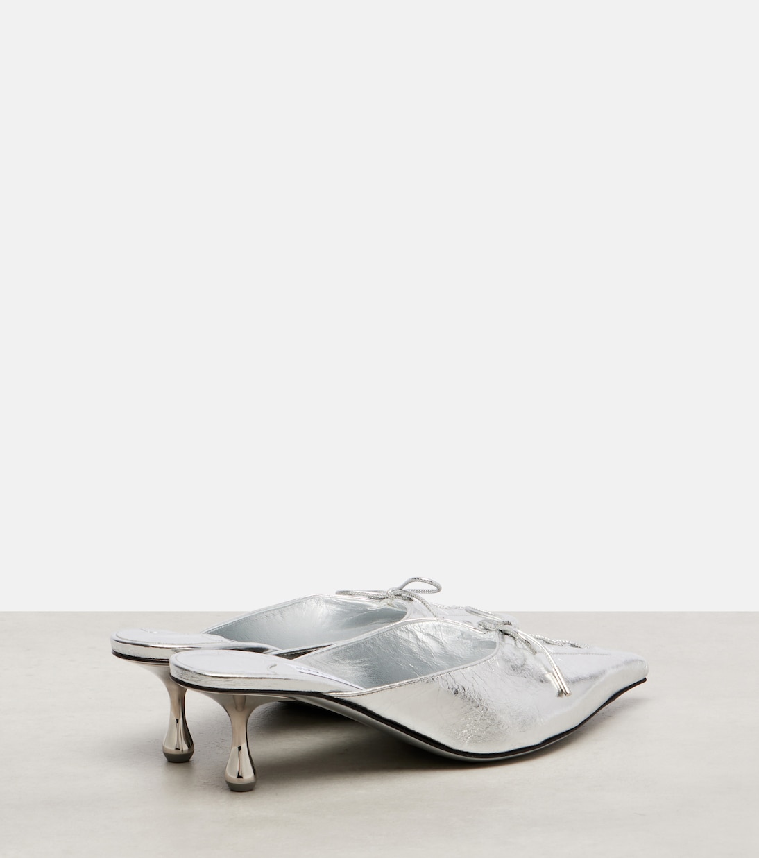 Scarlett 50 metallic leather mules | Jimmy Choo