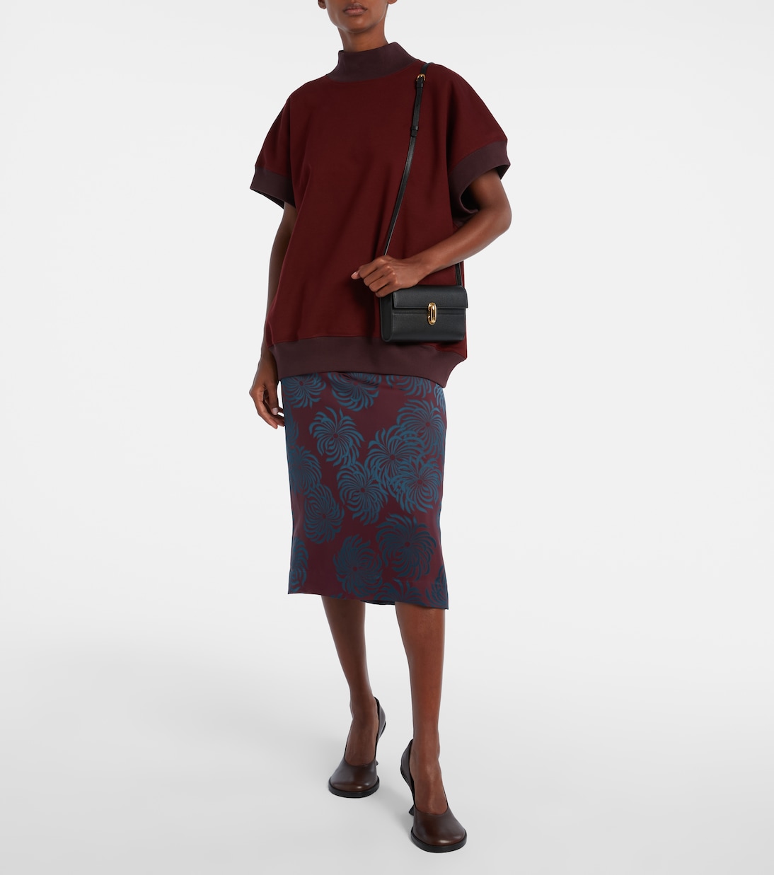 Schultertasche Symmetry Mini aus Leder | Savette