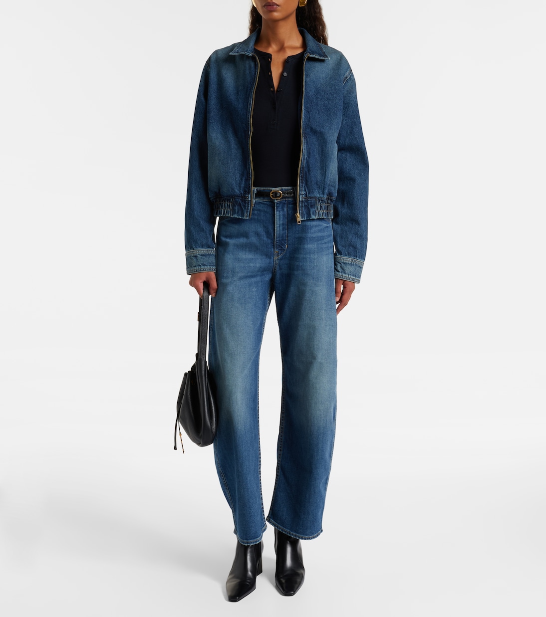 Henley-Top Jordan aus Baumwolle | Nili Lotan