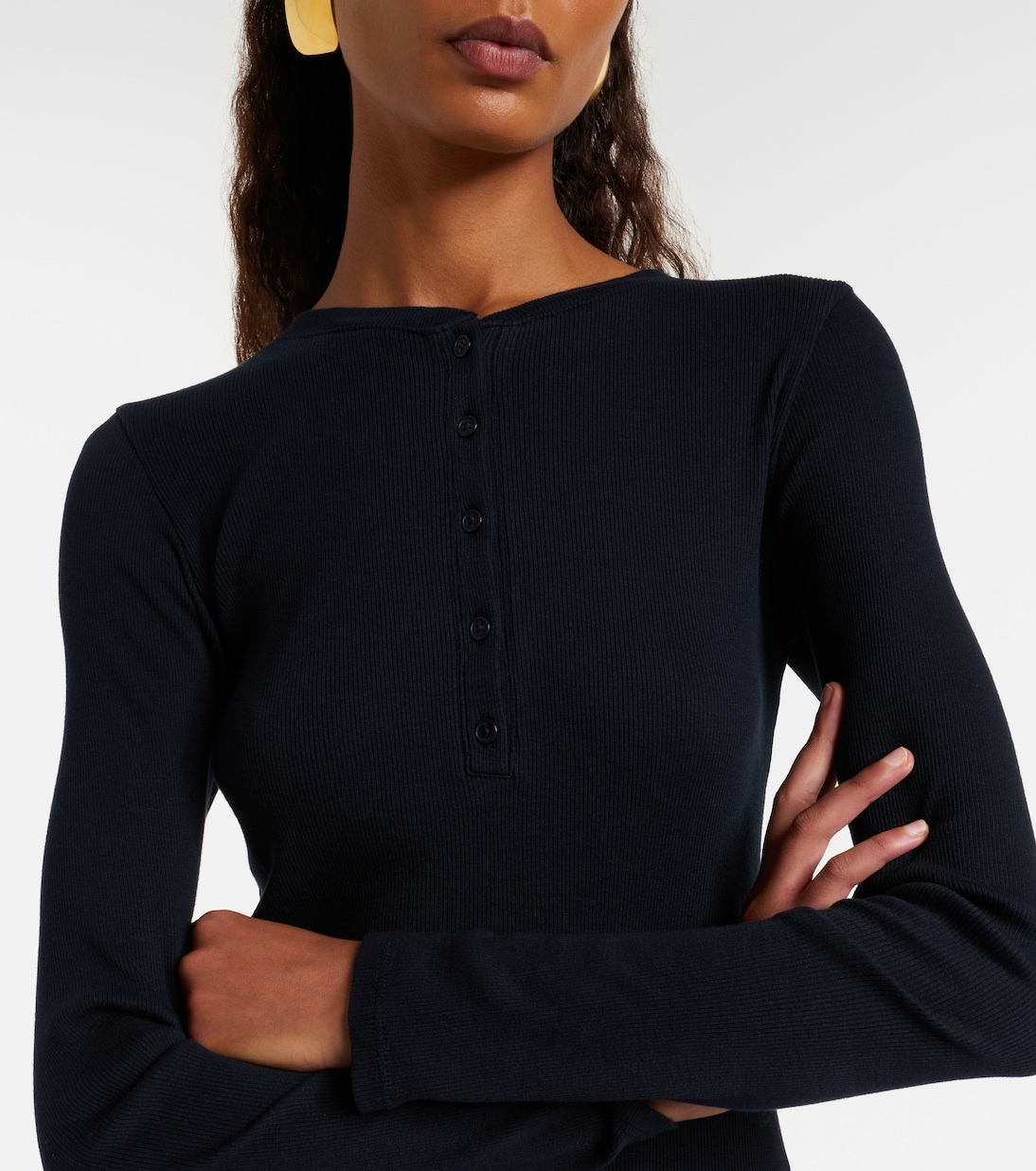 Henley-Top Jordan aus Baumwolle | Nili Lotan