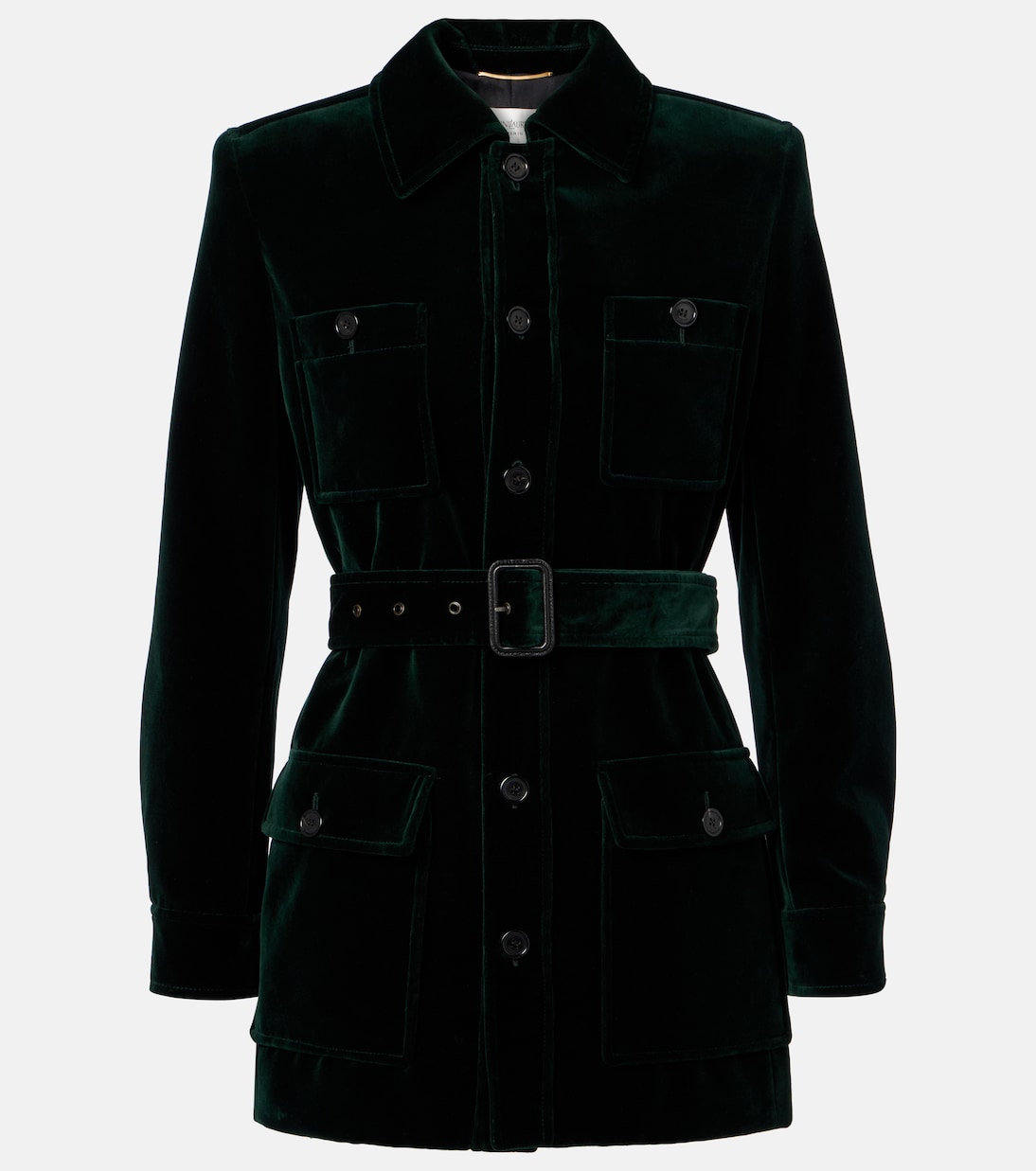 Veste Saharienne en velours de coton | Saint Laurent