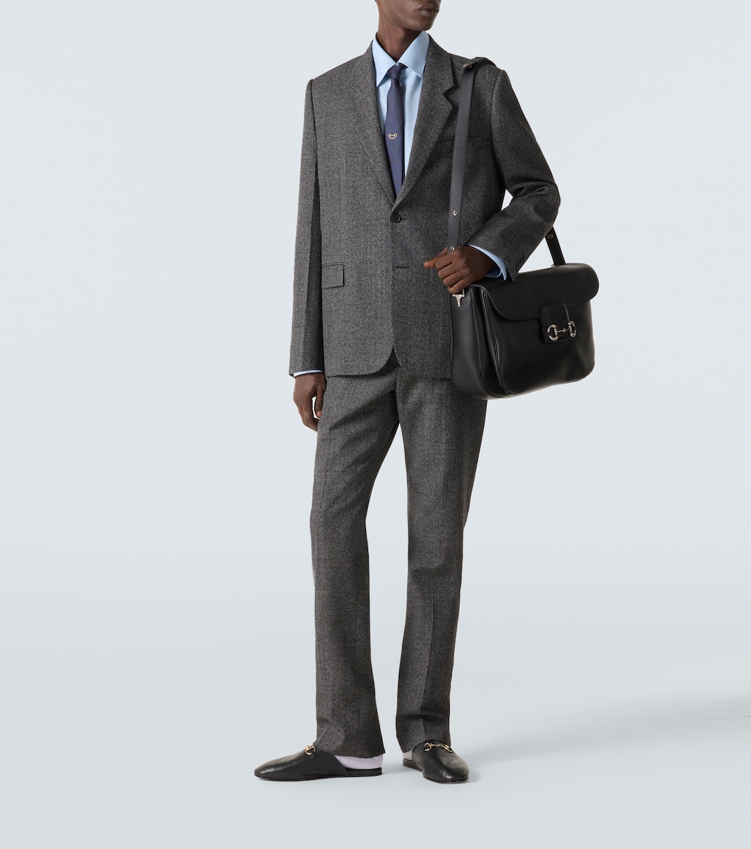 Sac à bandoulière Gucci 1955 Horsebit Aura en cuir | Gucci