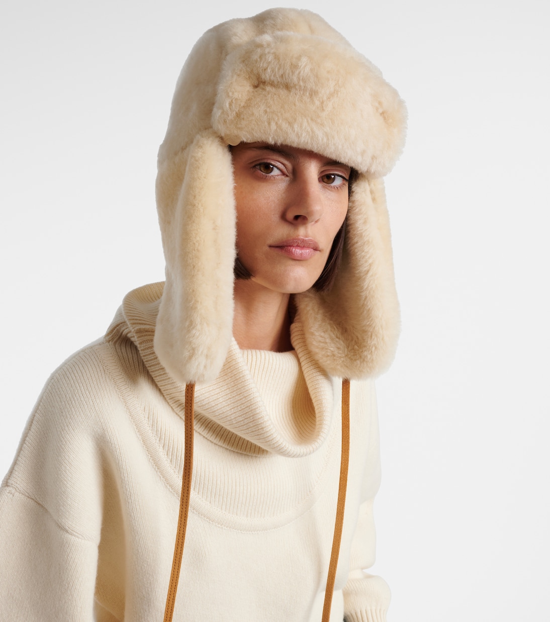 Bonnet Chapka en shearling | Jacquemus