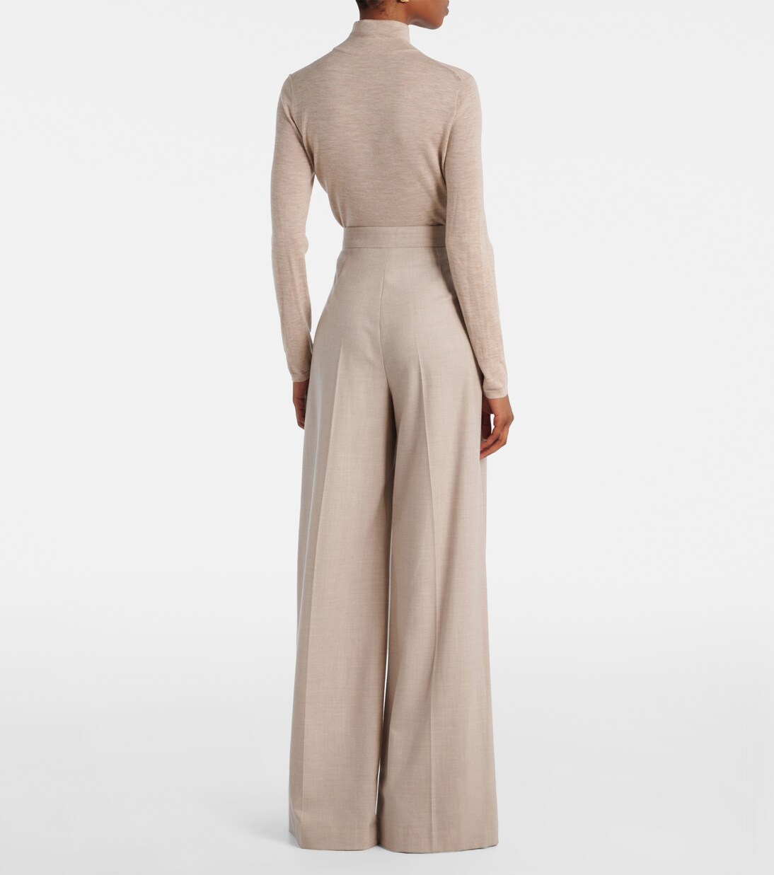 Pantalon ample Zulia en cachemire mélangé | Max Mara