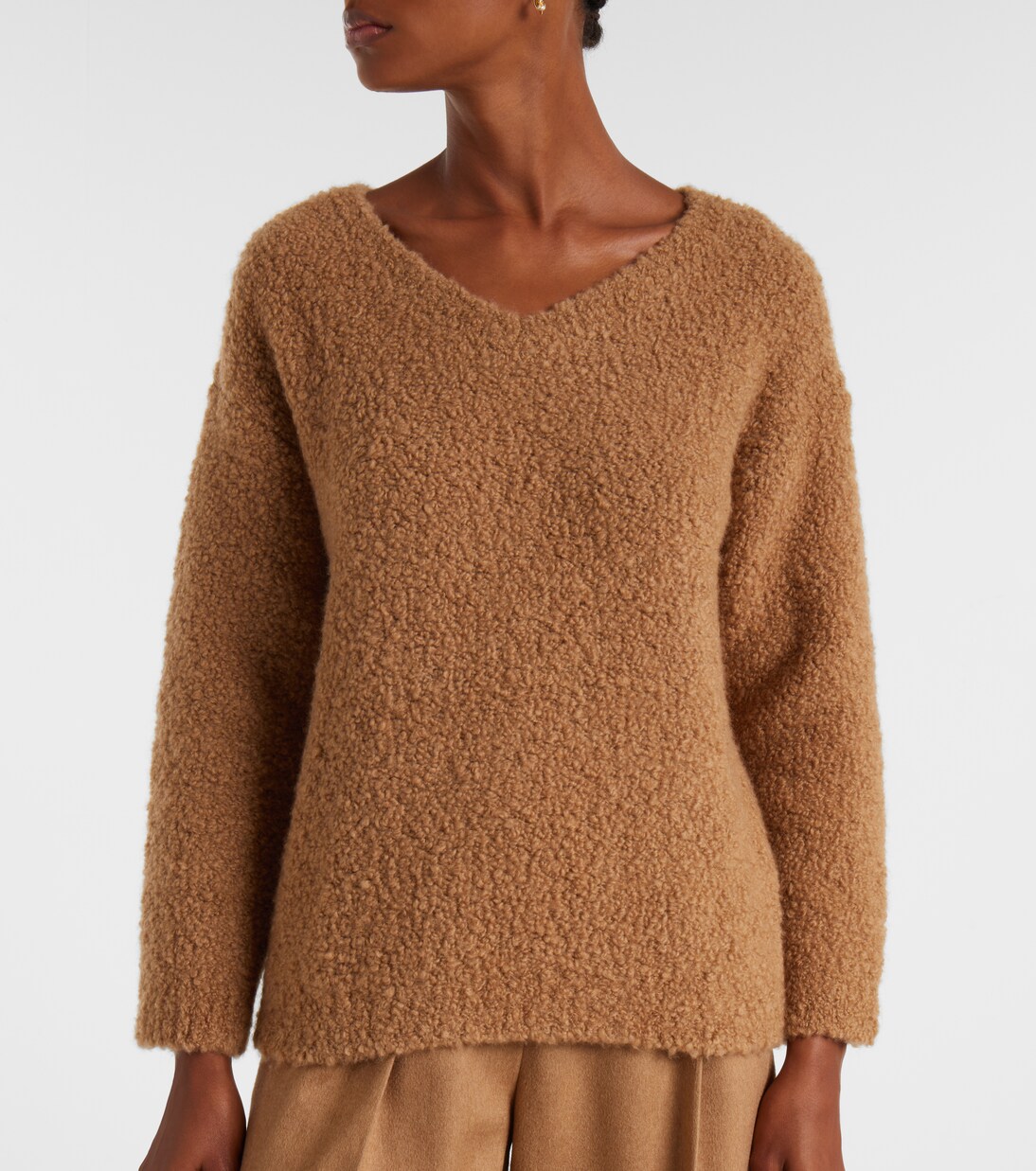 Pull Pantera en laine de chameau et soie | Max Mara