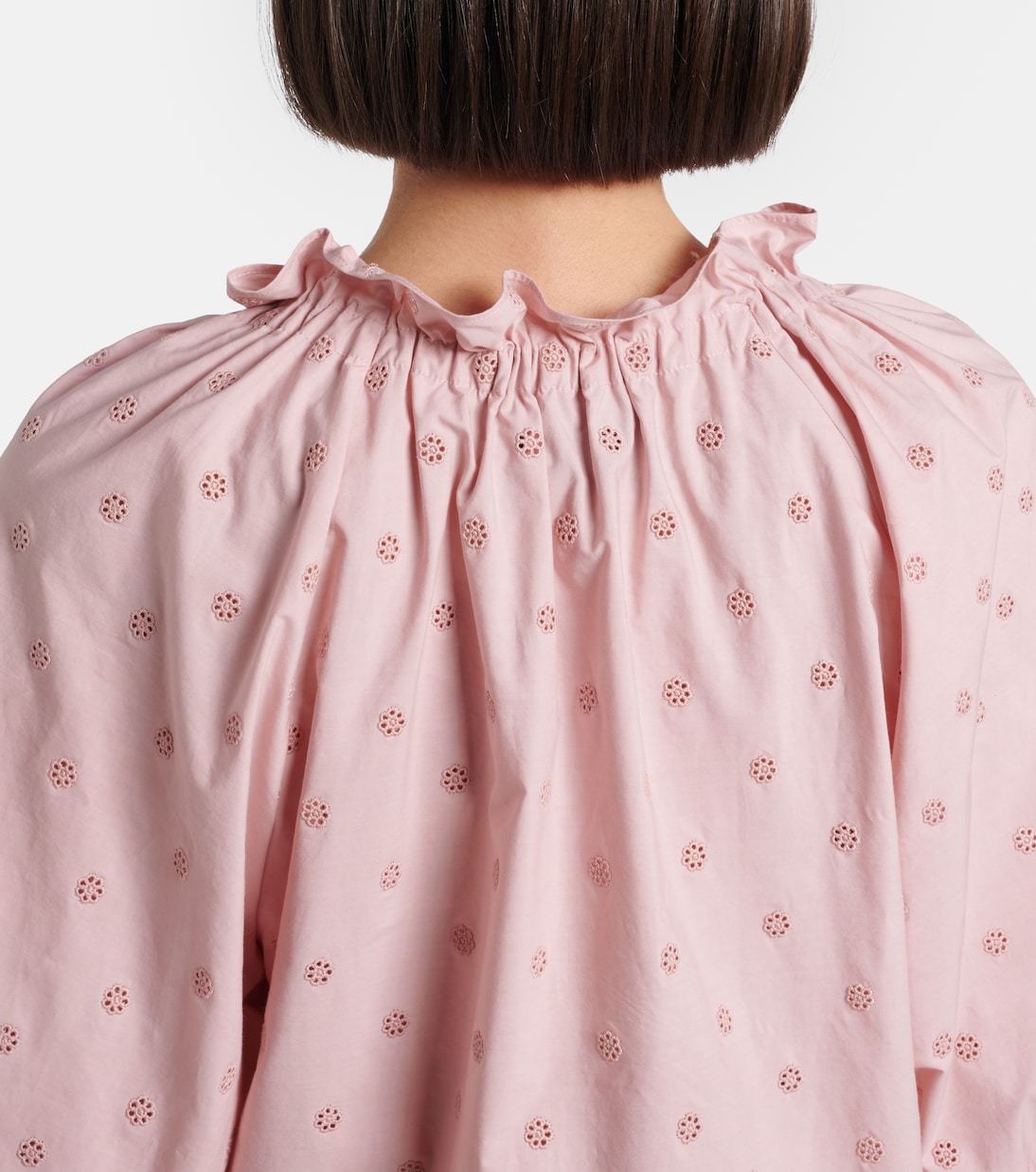 Broderie anglaise cotton blouse | Valentino