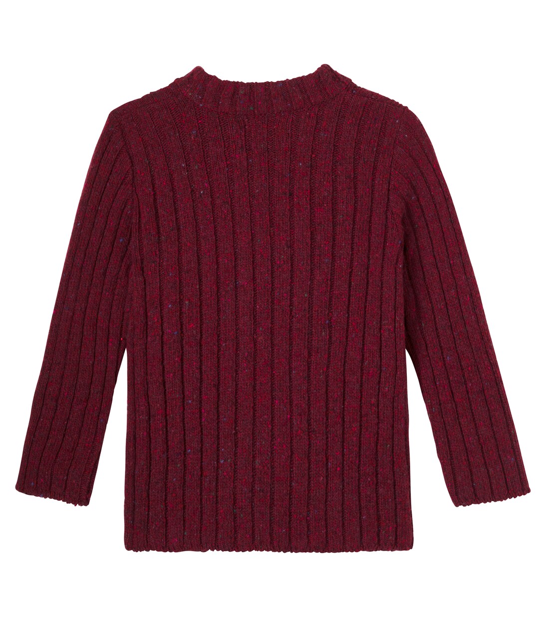 Bolo ribbed-knit wool-blend sweater | La Coqueta