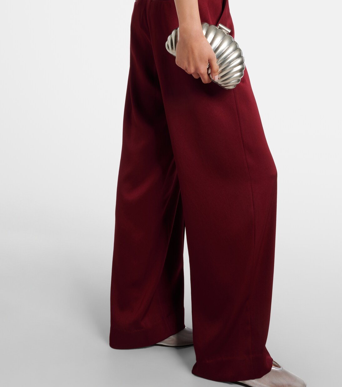 Weite Hose Kyra aus Satin | Simkhai