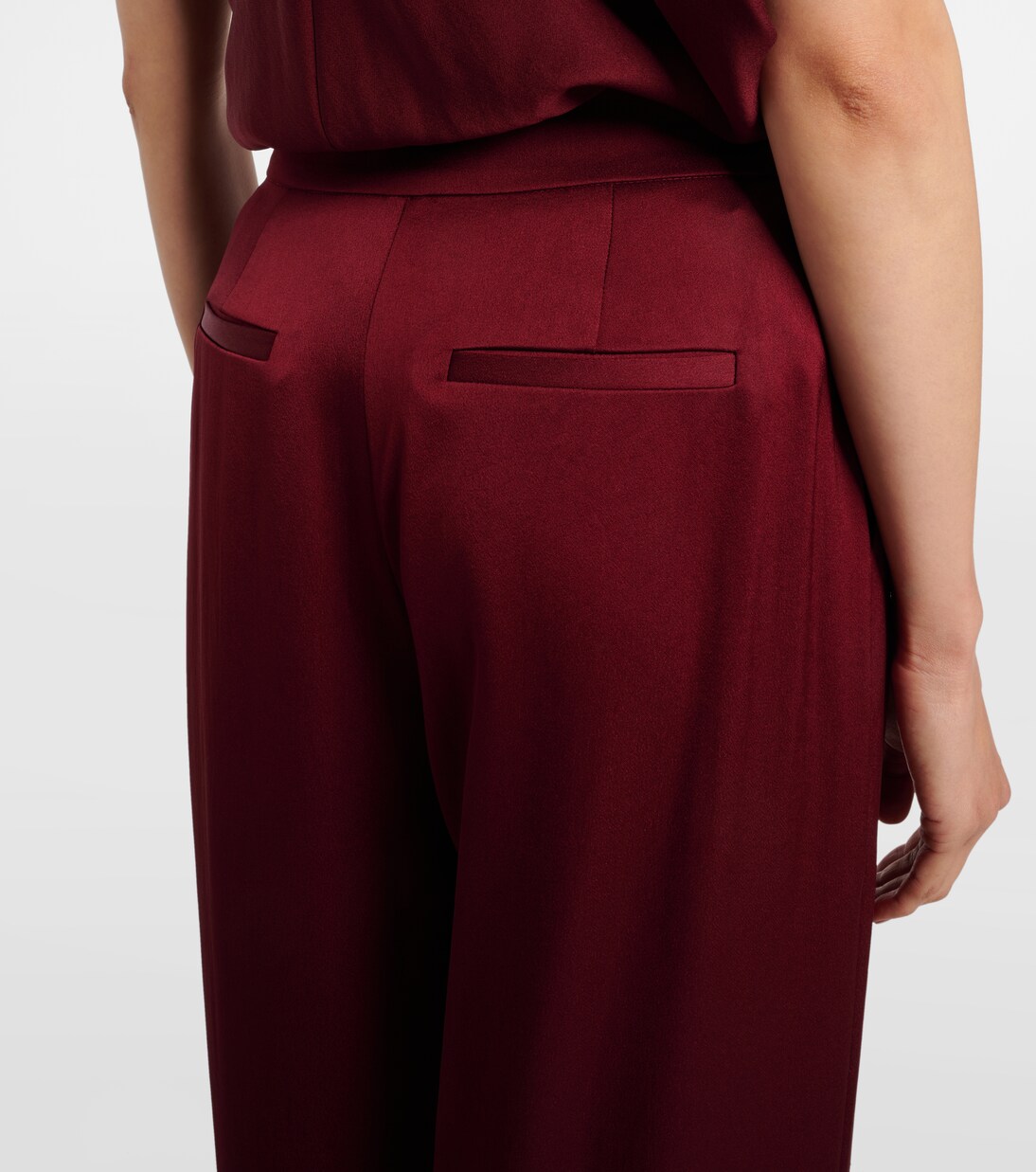 Weite Hose Kyra aus Satin | Simkhai